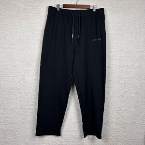 HHZ DO IT BETTER Sweatpants Mens 40 Black Straight Lounge Run Casual Pockets NWT